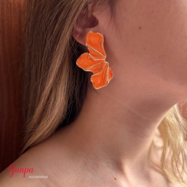 Aretes Media Flor