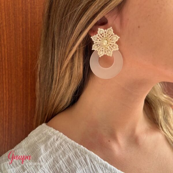 Aretes Acrílicos & Tejidos