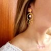 Aretes Acero & Perla