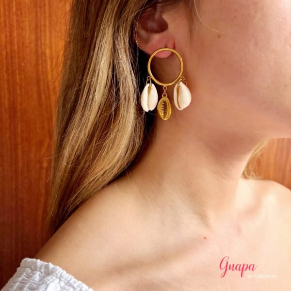 Aretes Acero Conchitas