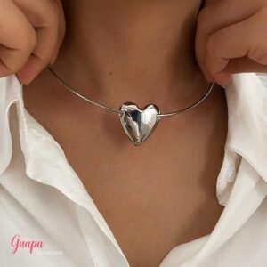 Gargantilla Acero Corazón