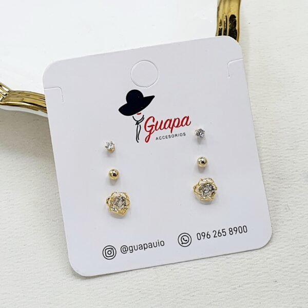 Aretes Goldfilled Set