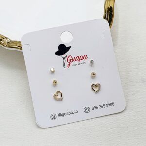 Aretes Goldfilled Set