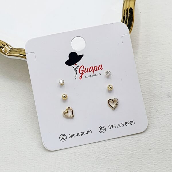 Aretes Goldfilled Set