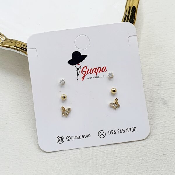 Aretes Goldfilled Set