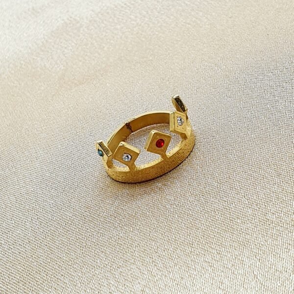Anillo Acero Corona