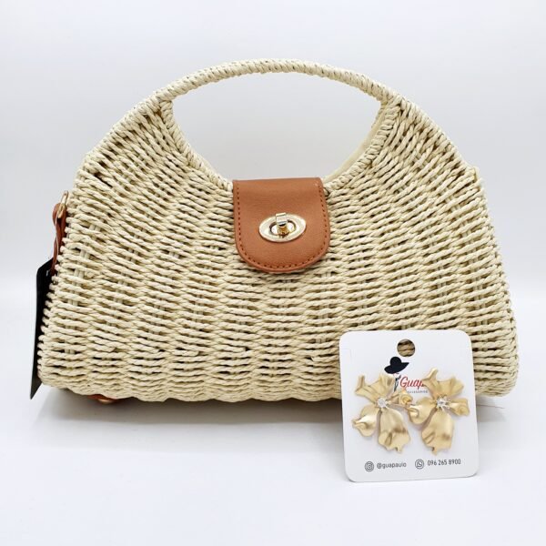 Cartera Tipo Mimbre