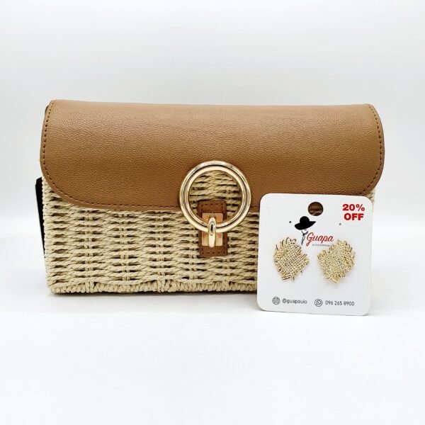 Cartera Tipo Mimbre