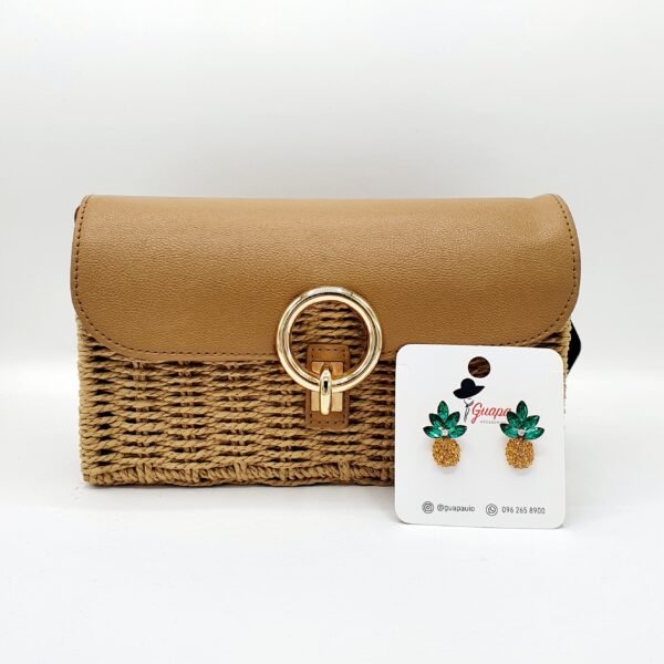 Cartera Tipo Mimbre