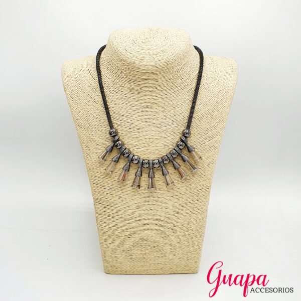Collar Metálico Plateado