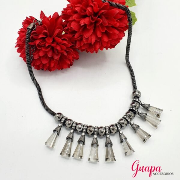 Collar Metálico Plateado