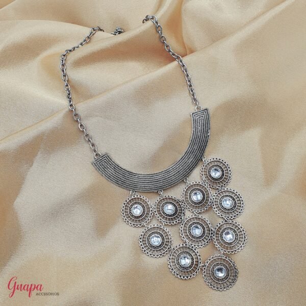 Collar Metálico Plateado