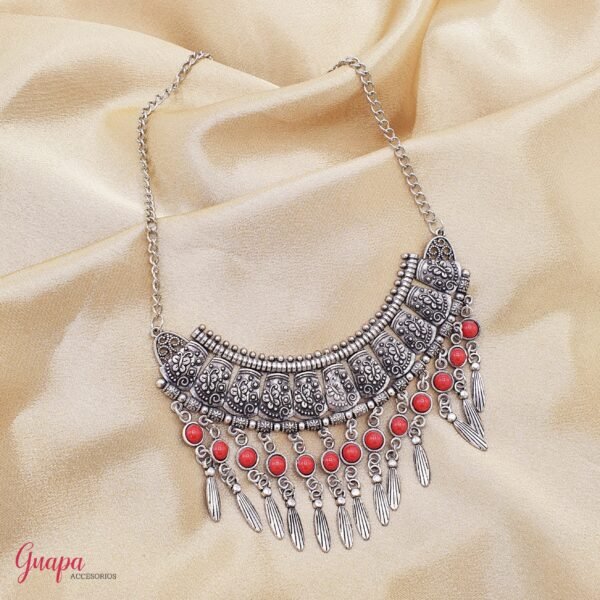 Collar Metálico Plateado