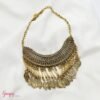 Collar Metálico Dorado Envejecido