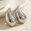Aretes Acero Gota