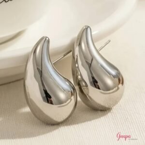 Aretes Acero Gota