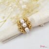 Anillo Acero & Perlas
