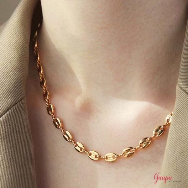 Juego Acero Collar & Manilla