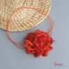 Gargantilla Maxi Flor Tela