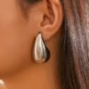 Aretes Acero Gota