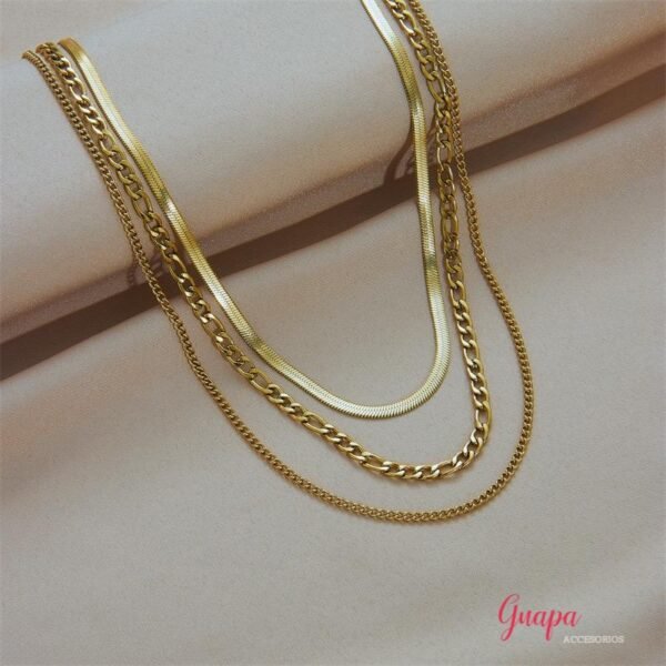Collar Acero 3 en 1