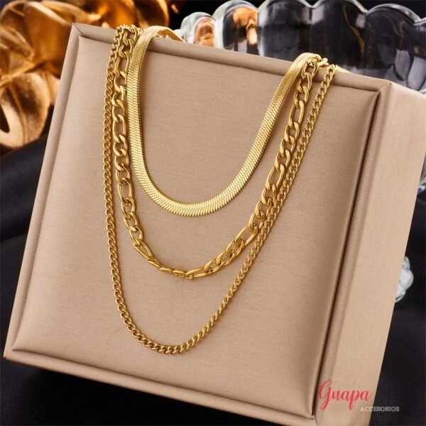 Collar Acero 3 en 1