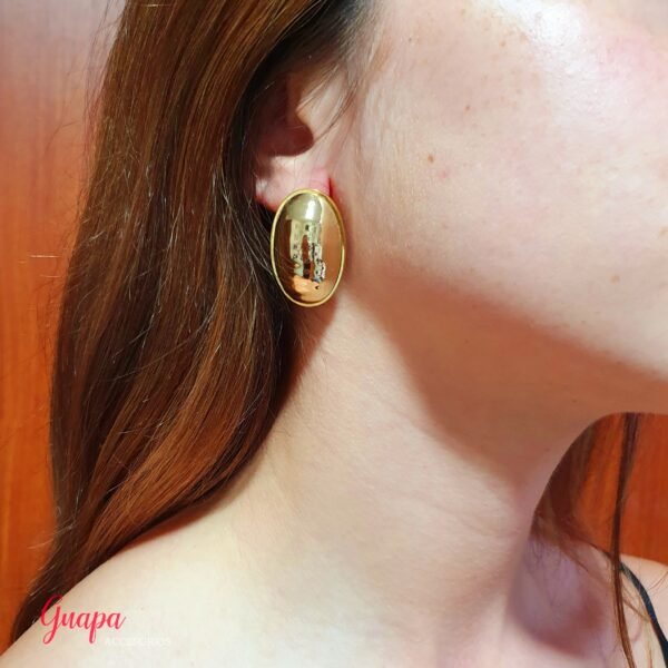 Aretes Acero Botón