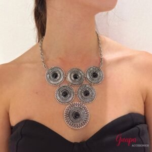 Collar Metálico Plateado
