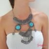 Collar Metálico Plateado