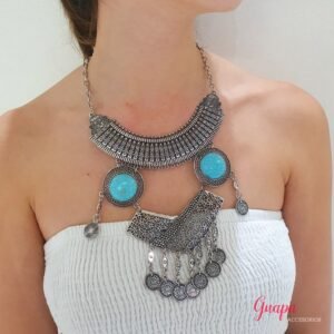 Collar Metálico Plateado