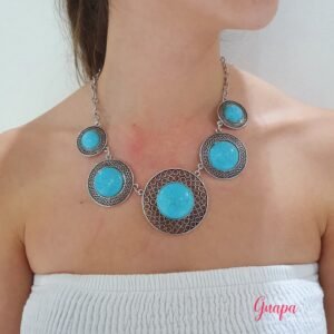 Collar Metálico Plateado