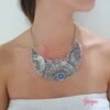 Collar Metálico Plateado