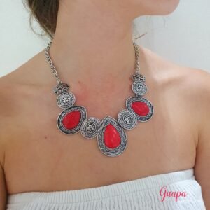 Collar Metálico Plateado