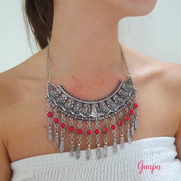 Collar Metálico Plateado