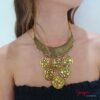 Collar Metálico Dorado Envejecido