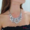 Collar Metálico Plateado