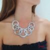 Collar Metálico Plateado