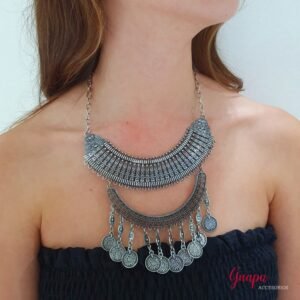 Collar Metálico Plateado