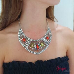 Collar Metálico Plateado