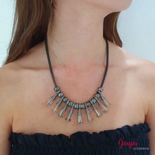 Collar Metálico Plateado