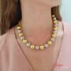 Juego Balines Goldfilled Gold & Silver