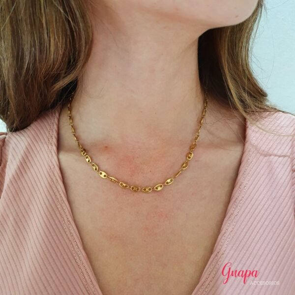 Juego Acero Collar & Manilla