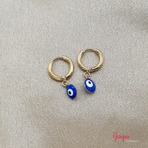 Argollas Acero Ojo Turco