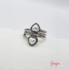 Anillo Acero Corazón