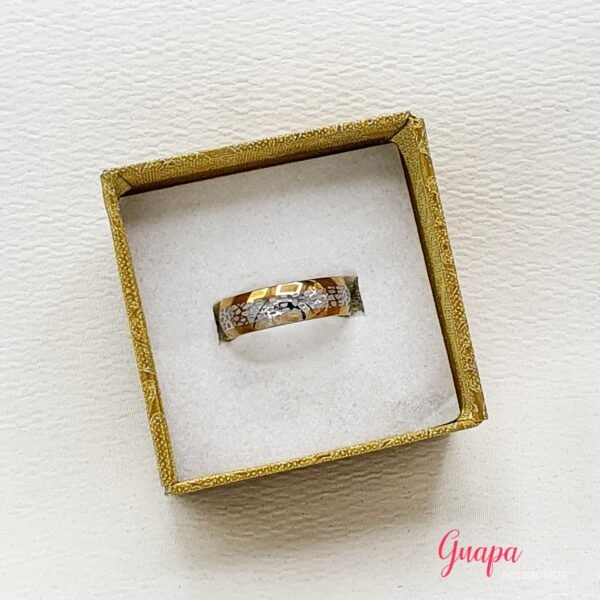 Anillo Acero Gold & Silver