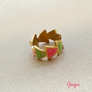 Anillo Acero Multicolor