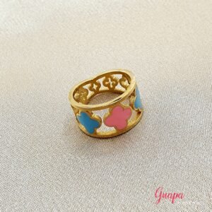 Anillo Acero Multicolor