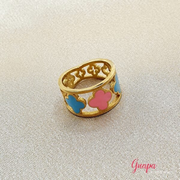 Anillo Acero Multicolor