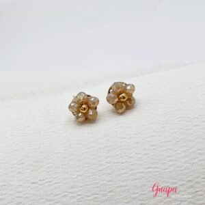 Aretes Tejidos Goldfilled & Cristales