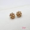 Aretes Tejidos Goldfilled & Cristales